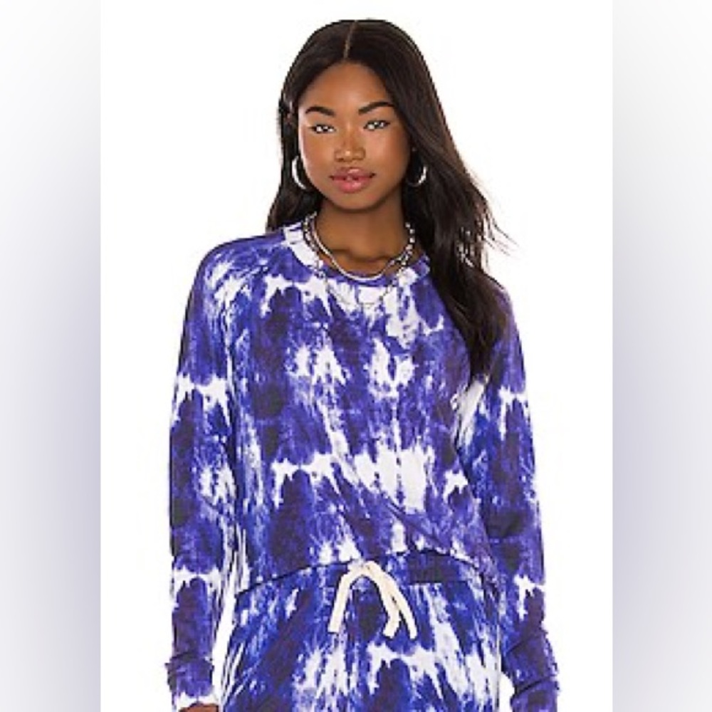 Stripe & Stare Ink Tie Dye Sweatshirt